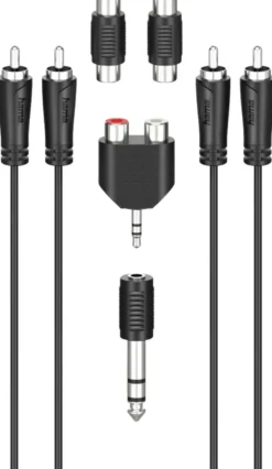 Hama Audioliitäntäsarja RCA, 5-os., 2,5 m