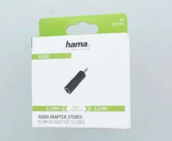 Hama Audiosovite, 3,5 mm uros - 6,3 mm naaras