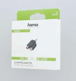 Hama Audiosovite, 1 x 3,5 mm uros - 2 x RCA naaras