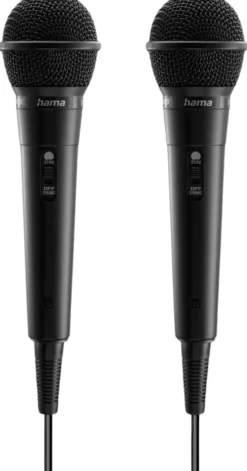 Hama dynaaminen mikrofoni Karaoke, 2 kpl