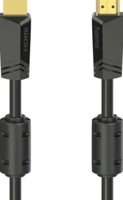 Hama High-speed HDMI™-johto, uros - uros, 4K, Ethernet, kullattu, 10,0 m