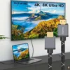 Hama Ultra High Speed HDMI™-johto, uros - uros, 8K, Metal, 3,0 m