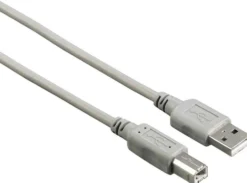Hama USB-kaapeli, USB-A uros - USB-B uros, USB 2.0, 480 Mbit/s, 1,5 m