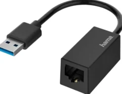 Hama Verkkoadapteri, USB-A uros - LAN/Ethernet naaras, USB 3.0, Gigabit Ethernet
