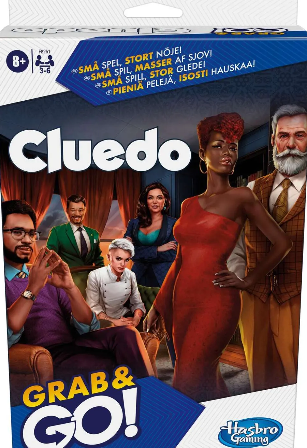 Hasbro Matkapeli Cluedo Grab&Go