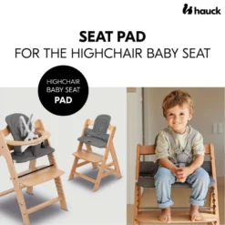 Hauck istuinpehmuste syöttötuoliin Highchair tummanharmaa