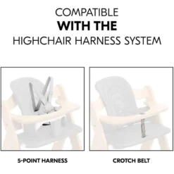 Hauck istuinpehmuste syöttötuoliin Highchair tummanharmaa