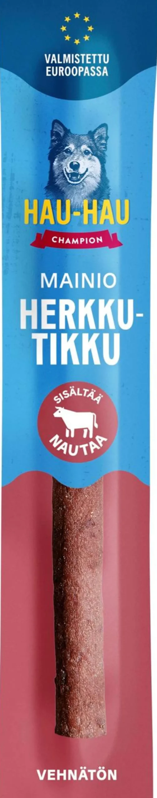 Hau-Hau Champion Mainio Herkkutikku nautaa 12 g