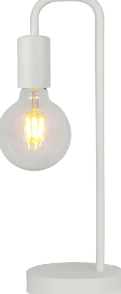 Heat pöytävalaisin Hook 38 cm valkoinen