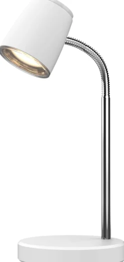 Heat pöytävalaisin Study LED 38 cm valkoinen