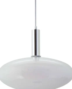 Heat riippuvalaisin Opal 40 cm valkoinen