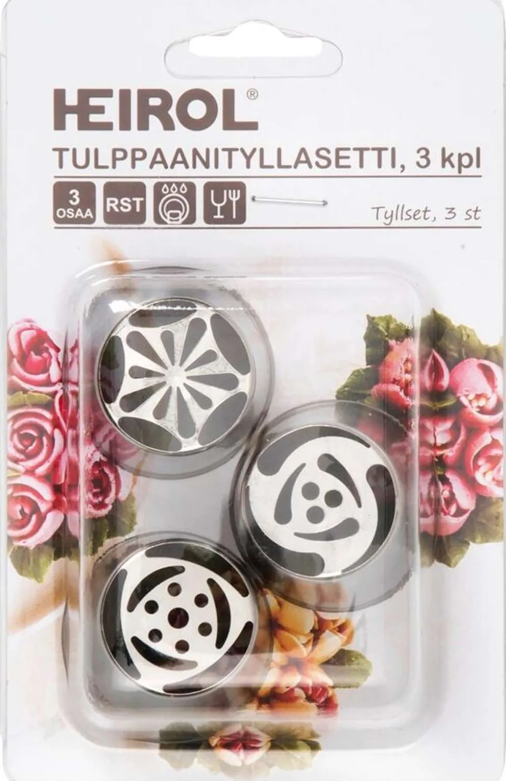 Heirol Tyllasetti 3 kpl tulppaani