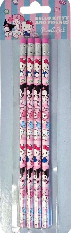 Hello Kitty&Friends Sweet lyijykynät 4kpl/pkt