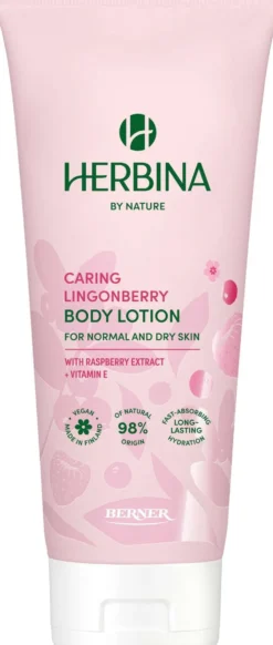 Herbina 200ml vartalovoide Caring Lingonberry