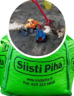 Hiekkalaatikkohiekka 1000 kg suursäkki Siisti Piha
