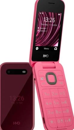 HMD Peruspuhelin 2660 Flip punainen