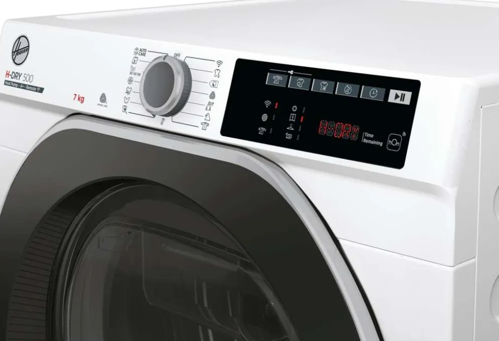 Hoover kuivausrumpu 7kg H-Dry 500 Slim ND4 H7A1TSBEX-S valkoinen