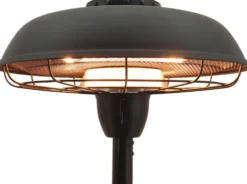 HORTUS Terassilämmitin 900/2100W lattiamalli, HA, musta