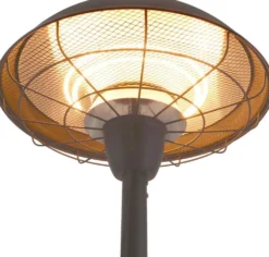 HORTUS Terassilämmitin 900/2100W lattiamalli, HA, musta