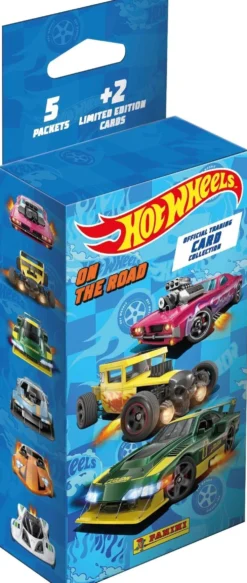 Hot Wheels On The Road -5 korttipaketin laatikko keräilykortit
