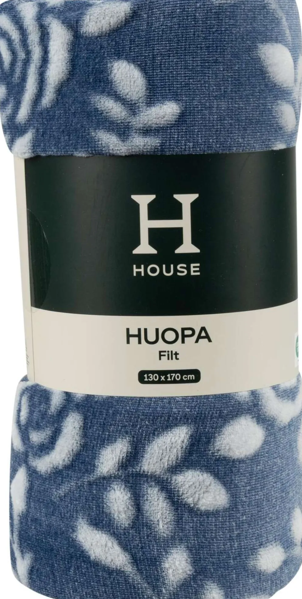 House huopa Rose 130x170 cm tummansininen