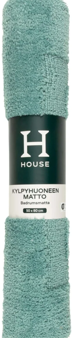 House kylpyhuoneenmatto Bea 50x80 cm, vihreä