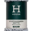 House kylpyhuonematto Chenille Stripe 50x80 cm, harmaa