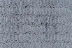 House kylpyhuonematto Chenille Stripe 50x80 cm, harmaa