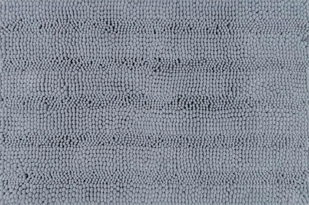 House kylpyhuonematto Chenille Stripe 50x80 cm, harmaa