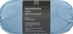 House lanka bambuviskoosi-puuvillasekoite Estiva Silky 100 g Denim Blue 12408