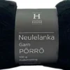 House lanka mohair-villa-akryyli Pörrö 100 g Black 217