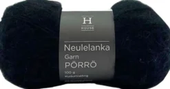 House lanka mohair-villa-akryyli Pörrö 100 g Black 217