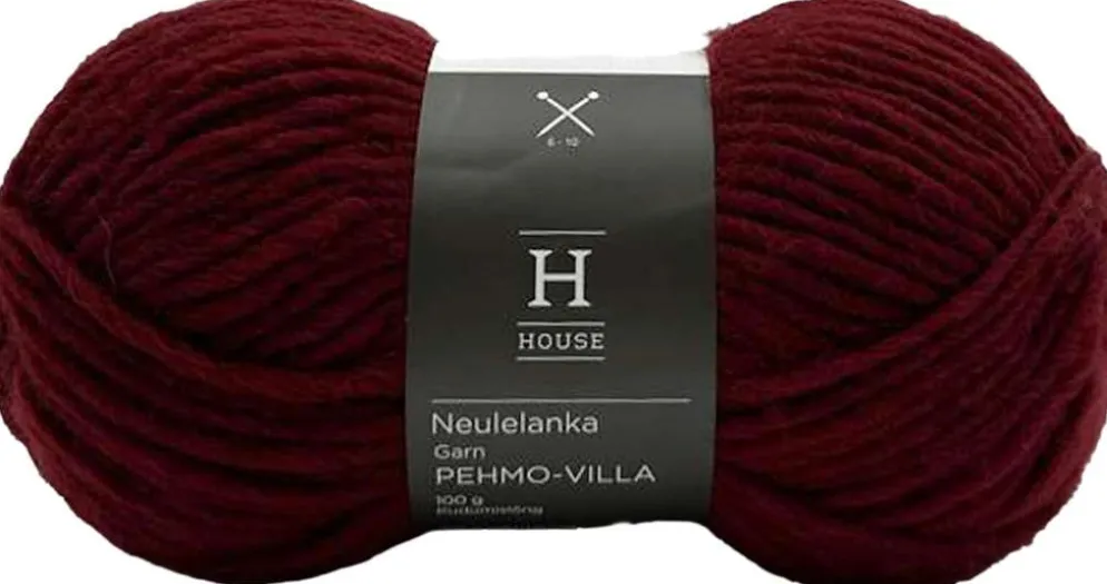 House lanka Pehmovilla 112706 100 g Wine Red 10835