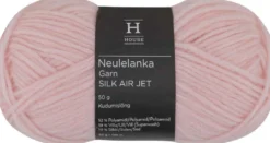 House lanka Silk Air Jet 50 g Light pink 12083