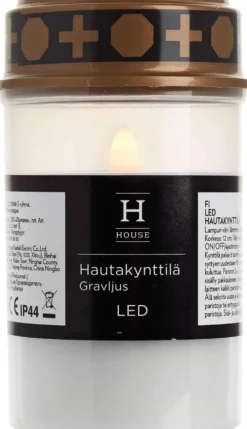 House LED-hautakynttilä