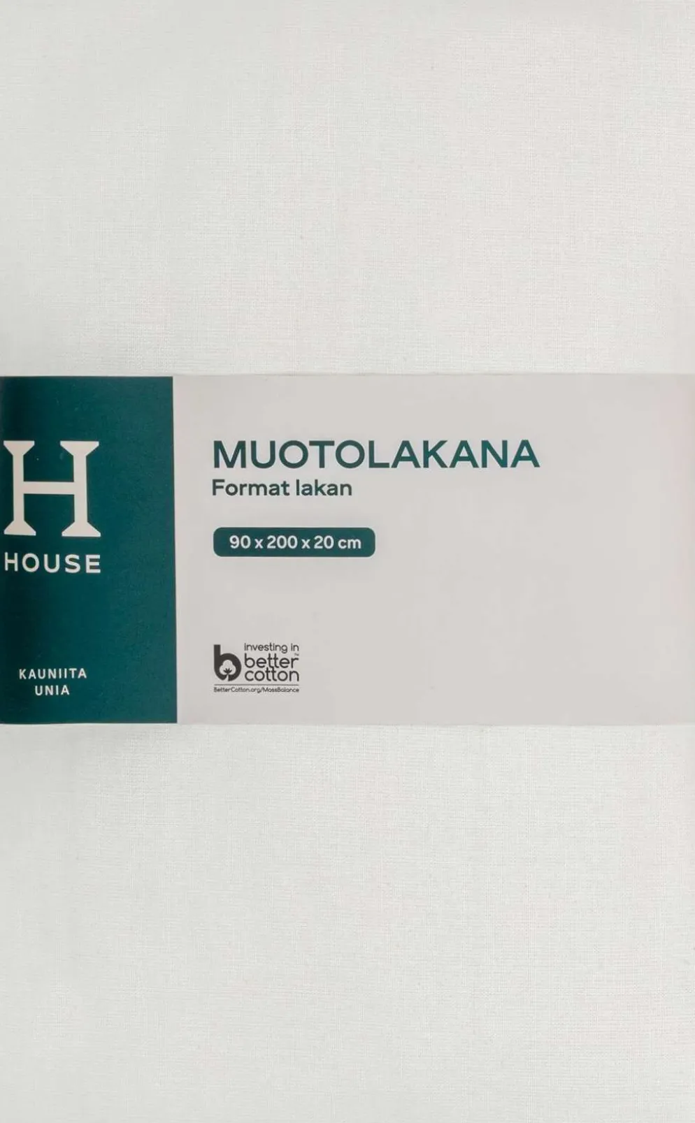 House muotolakana 90x200x20 cm