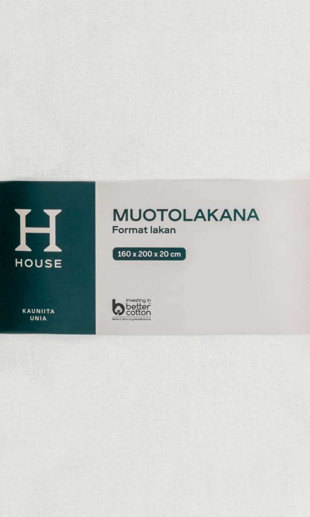 House muotolakana 160x200x20 cm