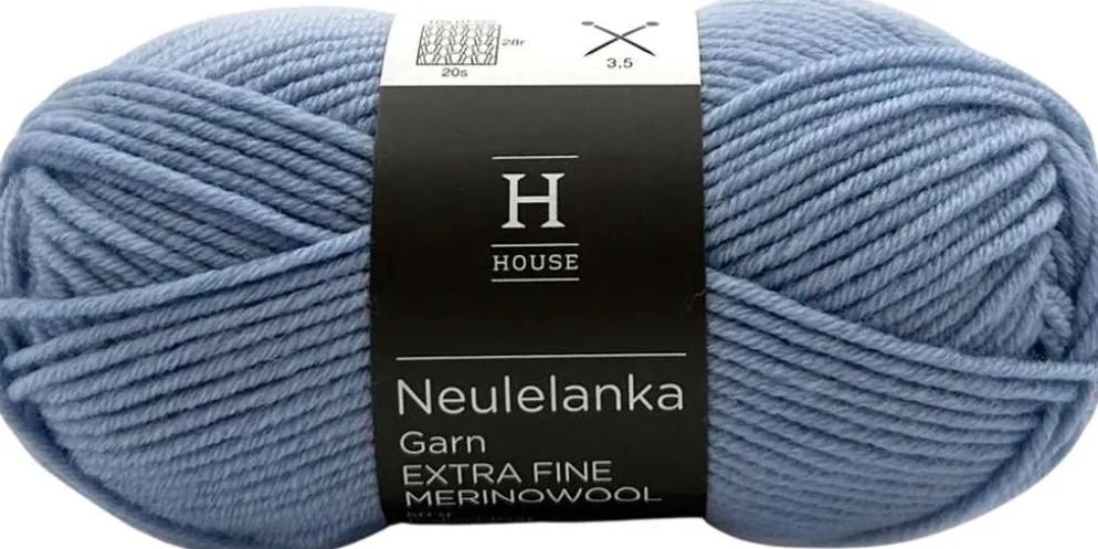 House neulelanka merinovilla 311120 50 g Light Blue 12107