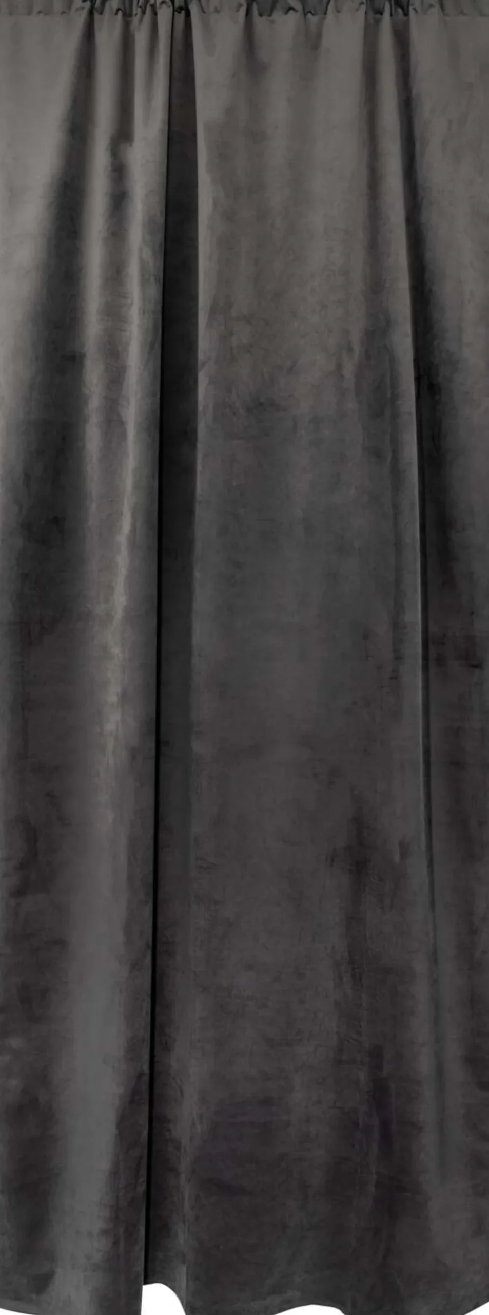 House pimennysverho Velvet 140x270 cm tummanharmaa