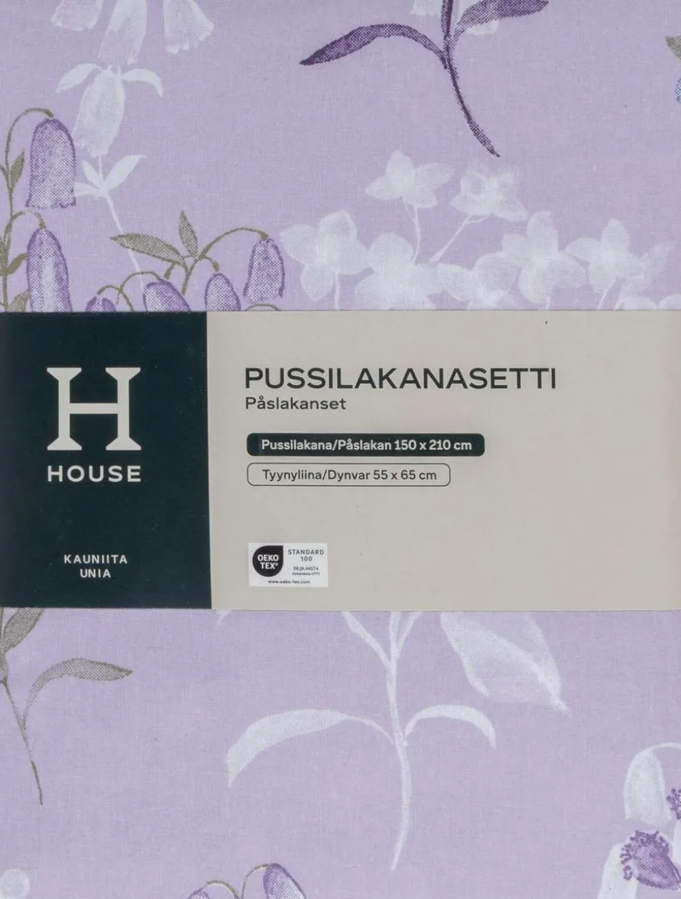 House pussilakanasetti Adele 150x210 cm lila