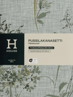 House pussilakanasetti Melange Flower 150x210 cm