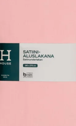 House satiinialuslakana 180x270 cm