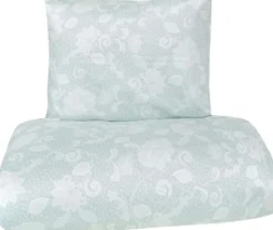 House satiinipussilakanasetti Lace 9222 150 x 210 cm + 55 x 65 cm harmaa