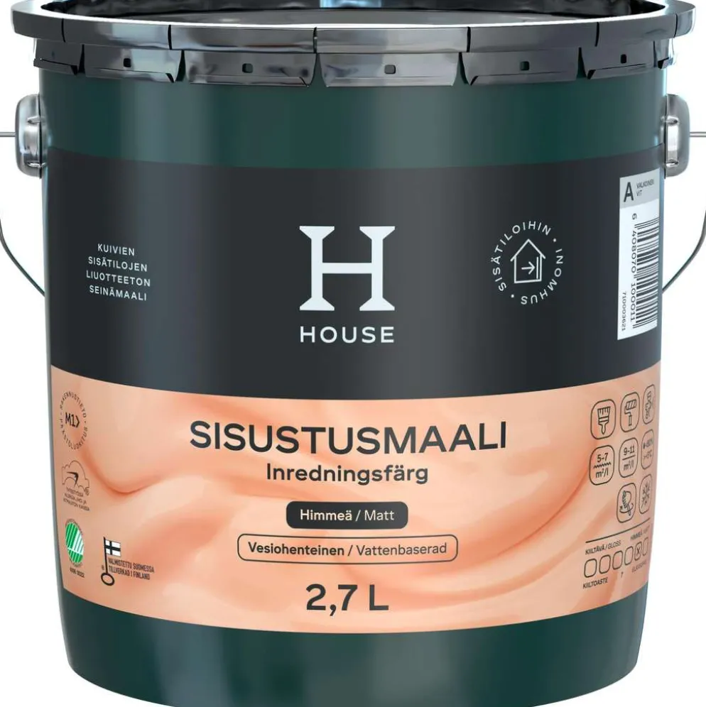 House sisustusmaali 2,7l C vain sävytykseen himmeä