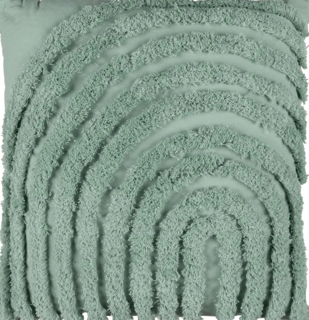 House sisustustyyny Arc tuftattu 45x45 cm vihreä