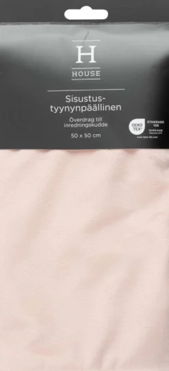 House sisustustyynynpäällinen Velvet 50x50 cm vaaleanpunainen