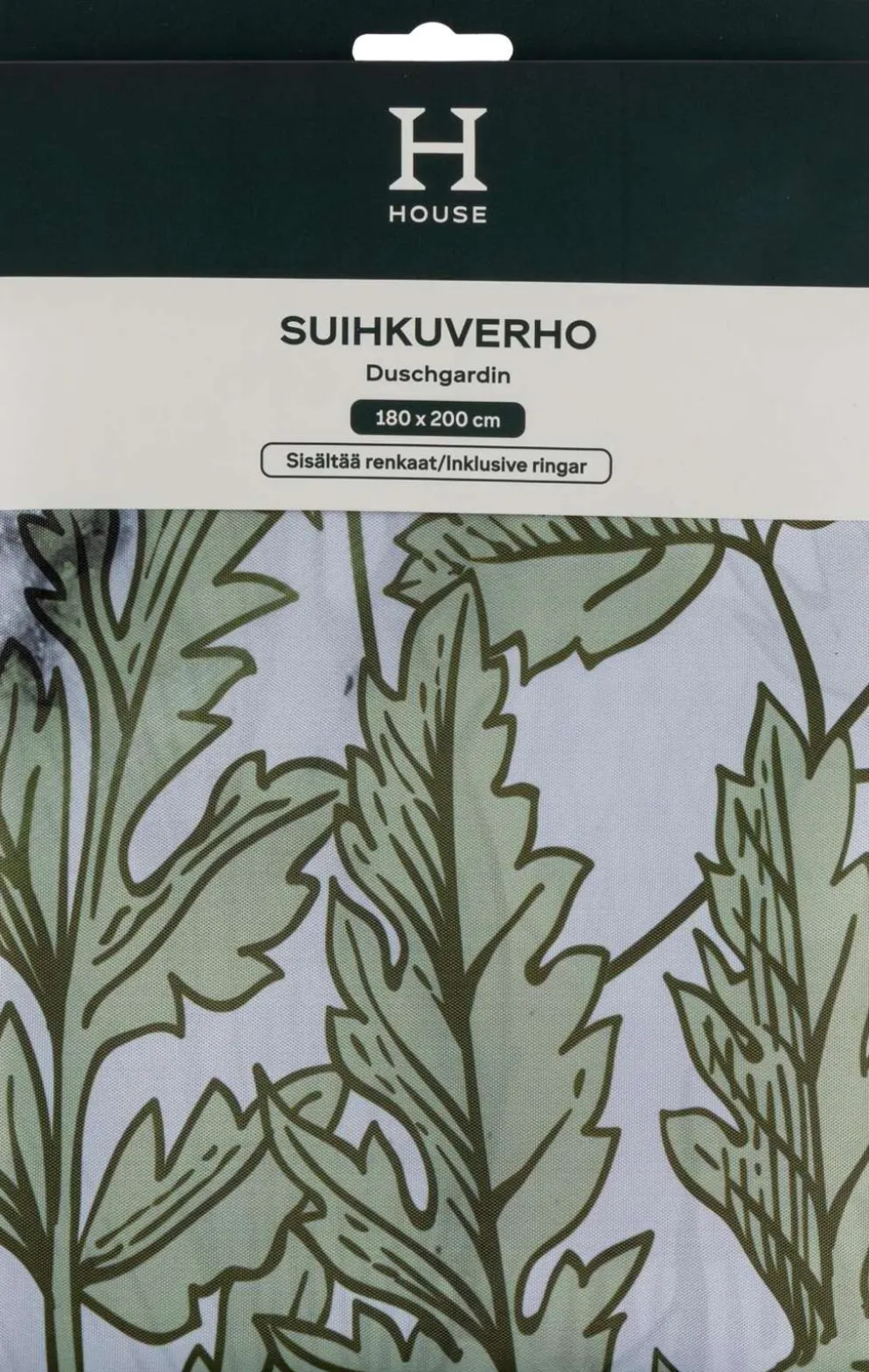 House suihkuverho Wild flowers 180x200 cm