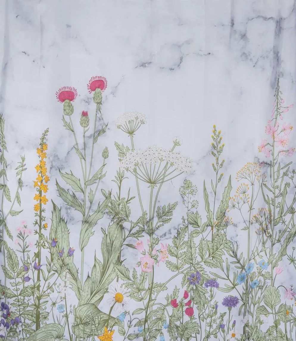 House suihkuverho Wild flowers 180x200 cm