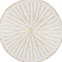 House tabletti paperinaru-rottinki 38 cm, valkoinen