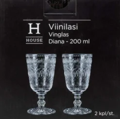 House viinilasi Diana 20 cl 2-pack